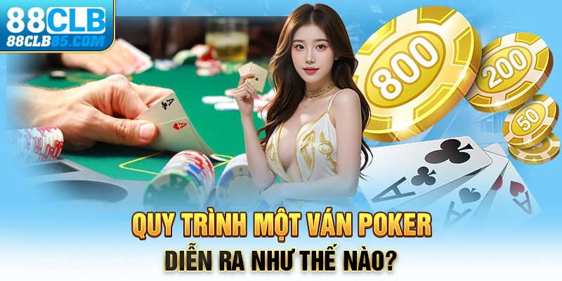 Quy trình một ván Poker diễn ra như thế nào?