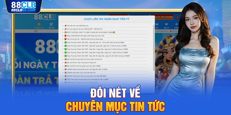 Đôi nét về chuyên mục Tin tức